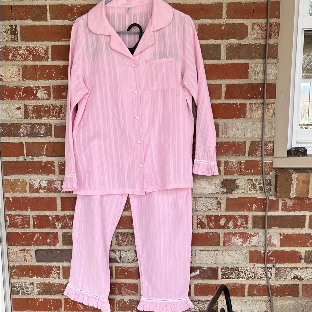 Pink 100% cotton women’s pajamas